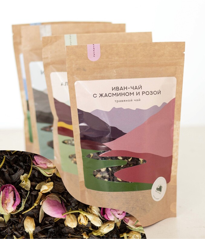 Иван-чай с жасмином и розой (крафт пакет)
